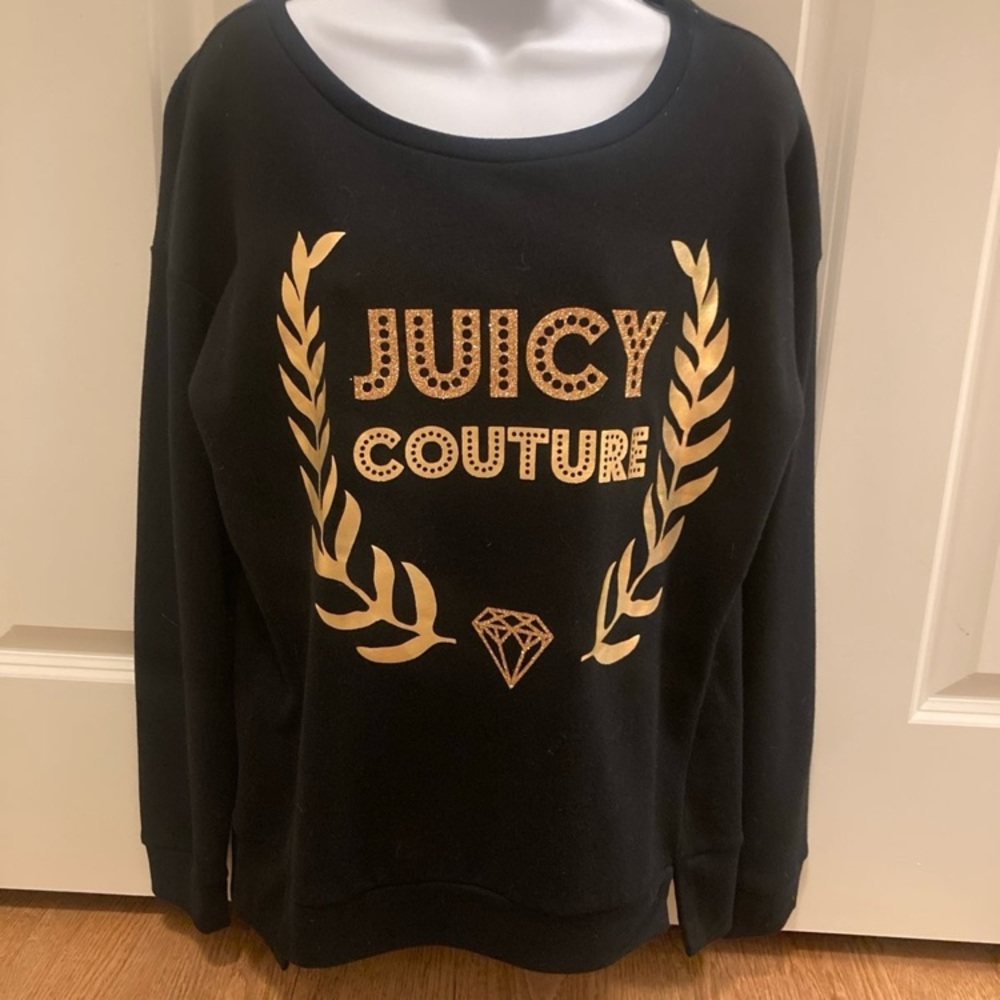 New Juicy Couture Bling Crew Sweatshirt